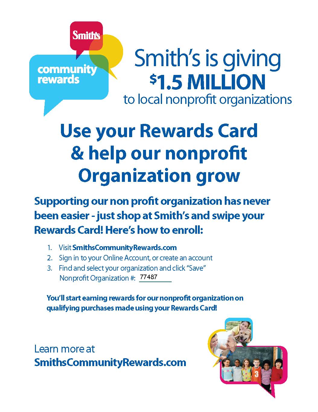 Smith's Community Rewards Program - Method 1